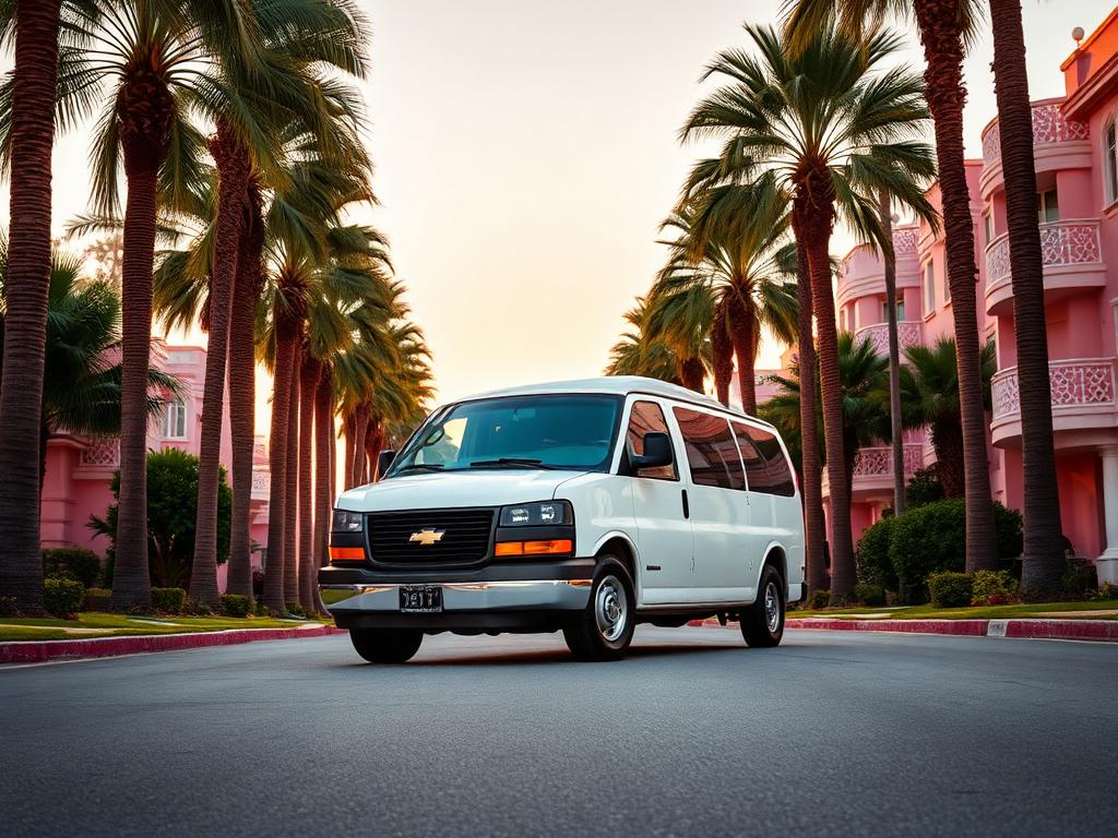 Chevy Express parked in Los Angeles
