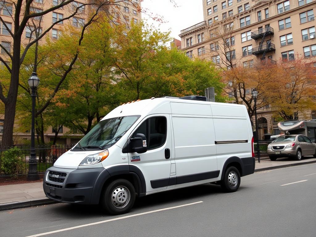Ram ProMaster parked in New York