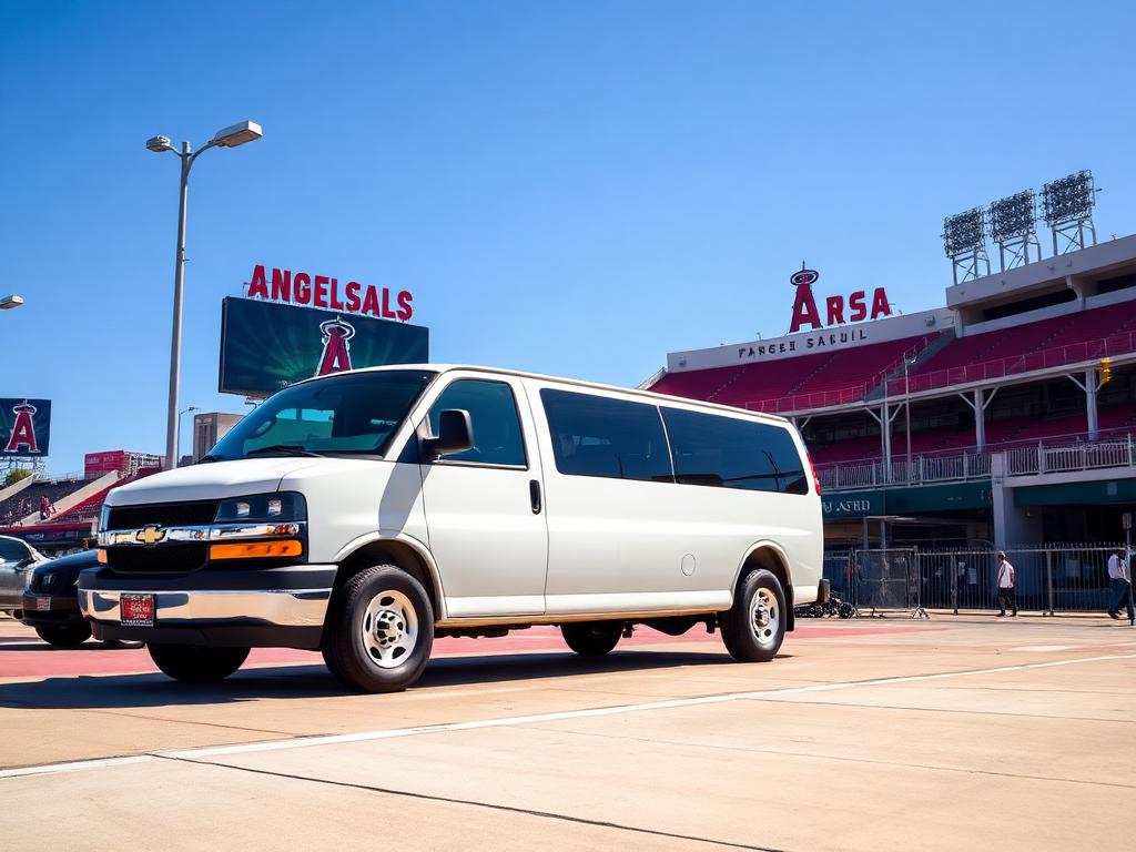 Chevy Express parked in Orange County