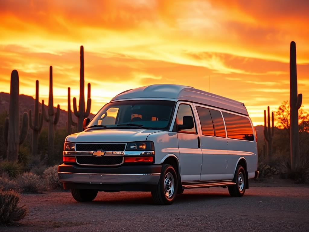 Chevy Express parked in Phoenix