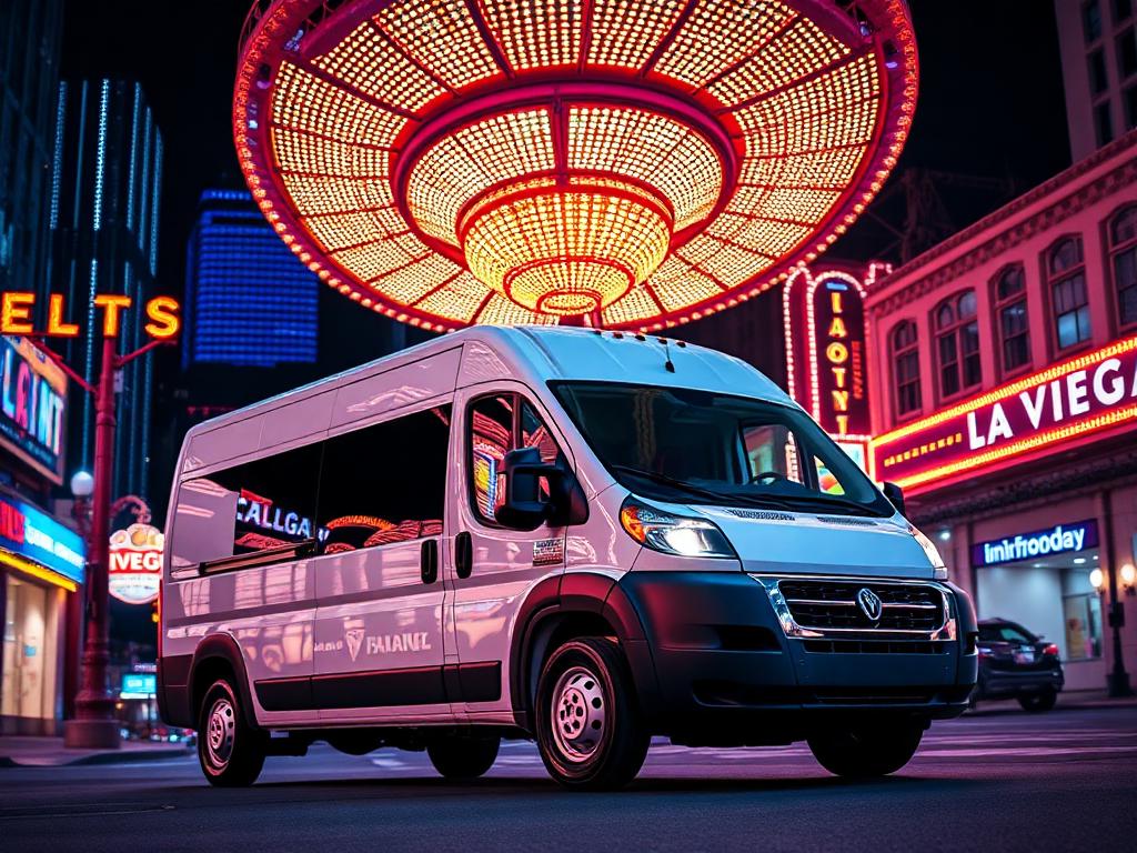 Ram ProMaster parked in Las Vegas